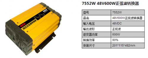 7552W 48V600W正弦波转换器